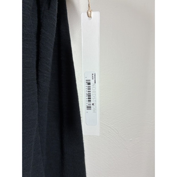 Nordstrom Caslon NWT Black Knit Blazer Jacket Medium Lightweight Quiet Luxury - Picture 6 of 11